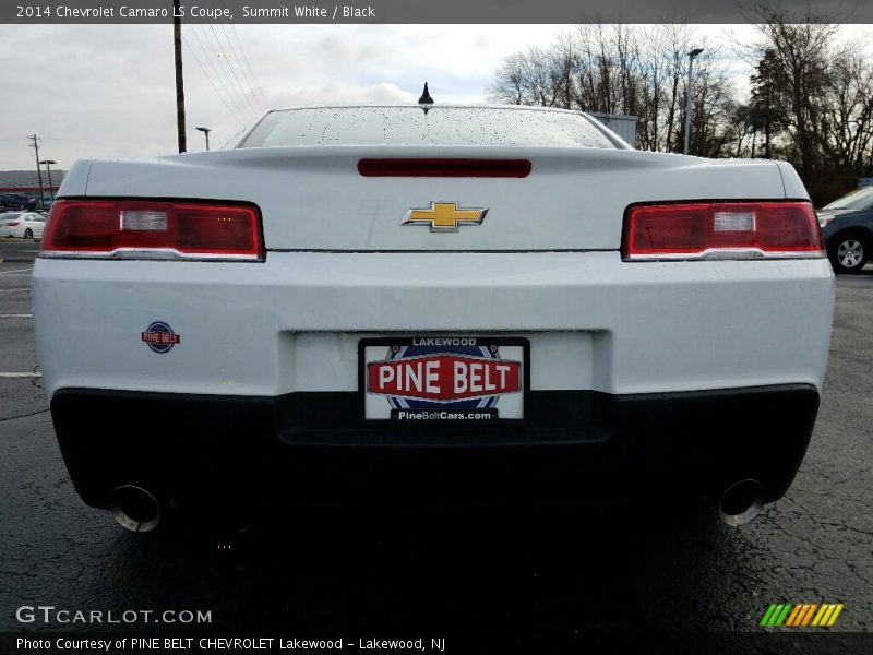 Summit White / Black 2014 Chevrolet Camaro LS Coupe