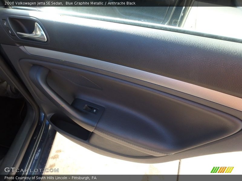 Blue Graphite Metallic / Anthracite Black 2008 Volkswagen Jetta SE Sedan