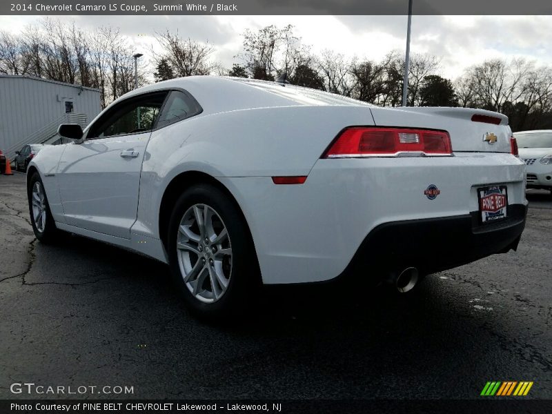 Summit White / Black 2014 Chevrolet Camaro LS Coupe