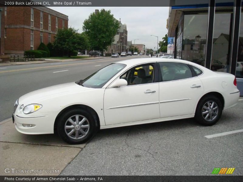 White Opal / Titanium 2009 Buick LaCrosse CXL