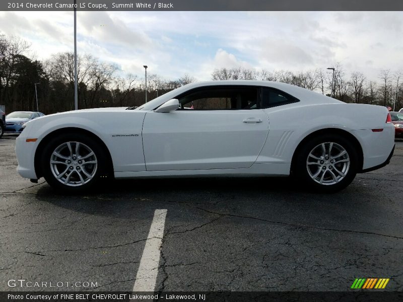 Summit White / Black 2014 Chevrolet Camaro LS Coupe