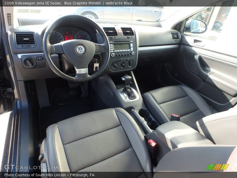 Blue Graphite Metallic / Anthracite Black 2008 Volkswagen Jetta SE Sedan