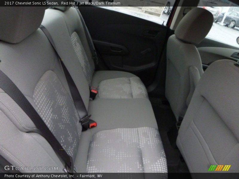 Red Hot / Jet Black/Dark Titanium 2017 Chevrolet Sonic LS Sedan