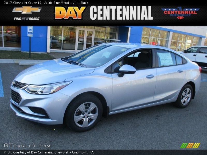 Arctic Blue Metallic / Jet Black 2017 Chevrolet Cruze LS