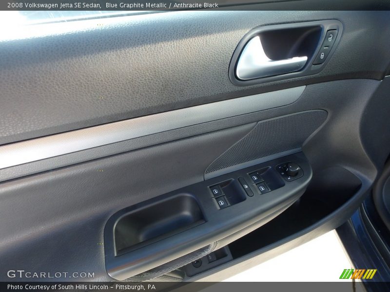 Blue Graphite Metallic / Anthracite Black 2008 Volkswagen Jetta SE Sedan