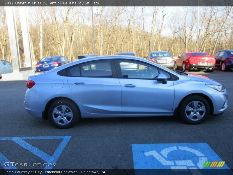 Arctic Blue Metallic / Jet Black 2017 Chevrolet Cruze LS