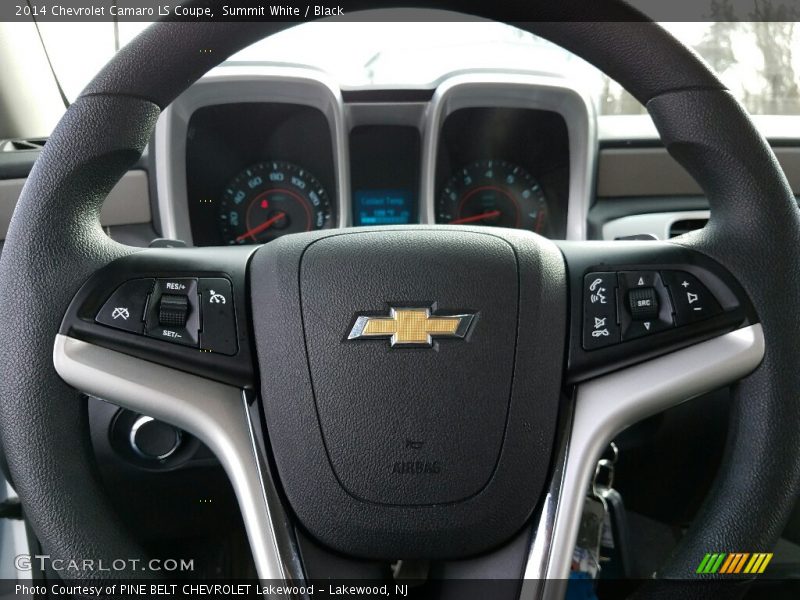 Summit White / Black 2014 Chevrolet Camaro LS Coupe