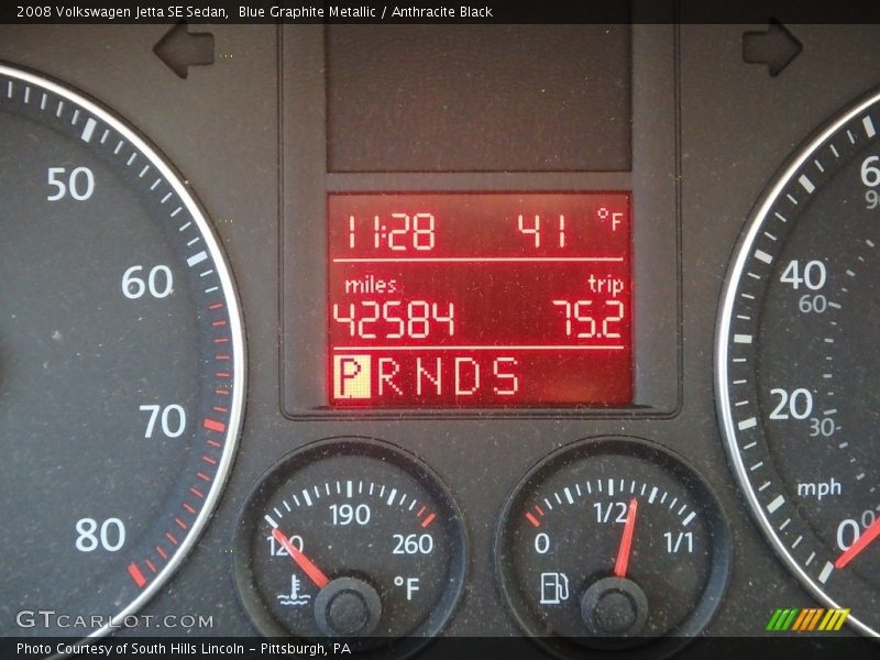 Blue Graphite Metallic / Anthracite Black 2008 Volkswagen Jetta SE Sedan