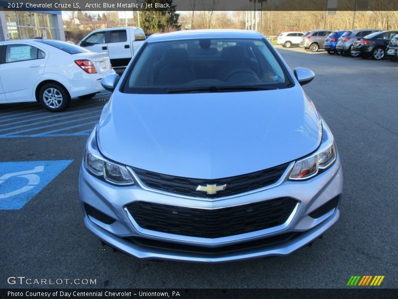 Arctic Blue Metallic / Jet Black 2017 Chevrolet Cruze LS