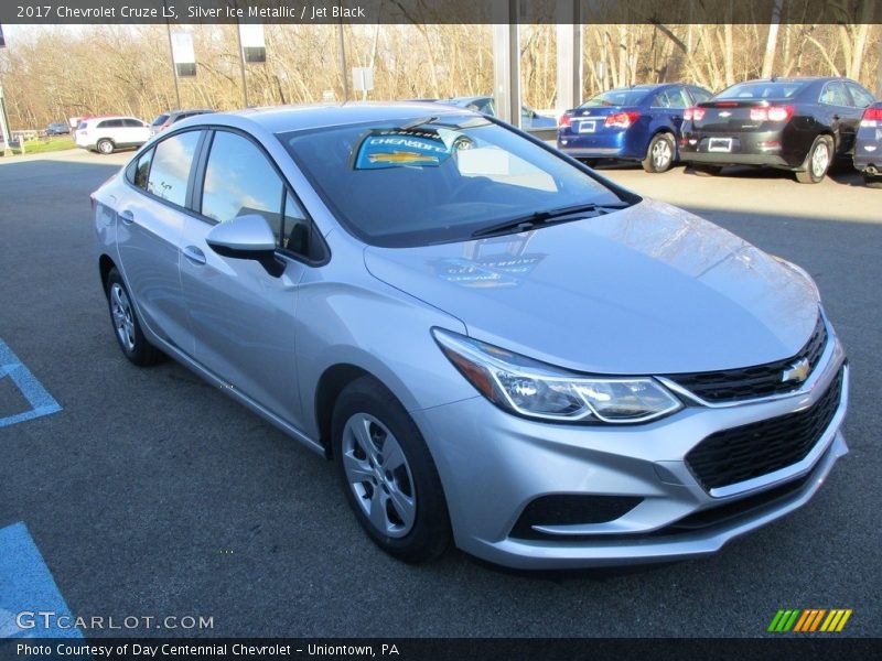 Silver Ice Metallic / Jet Black 2017 Chevrolet Cruze LS