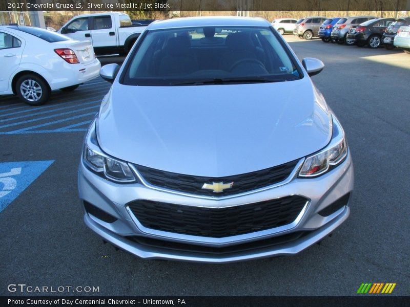 Silver Ice Metallic / Jet Black 2017 Chevrolet Cruze LS
