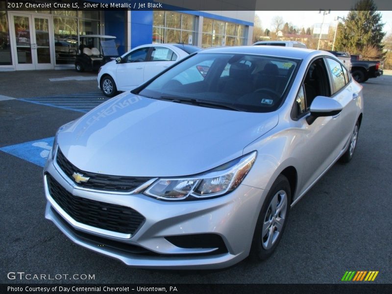 Silver Ice Metallic / Jet Black 2017 Chevrolet Cruze LS