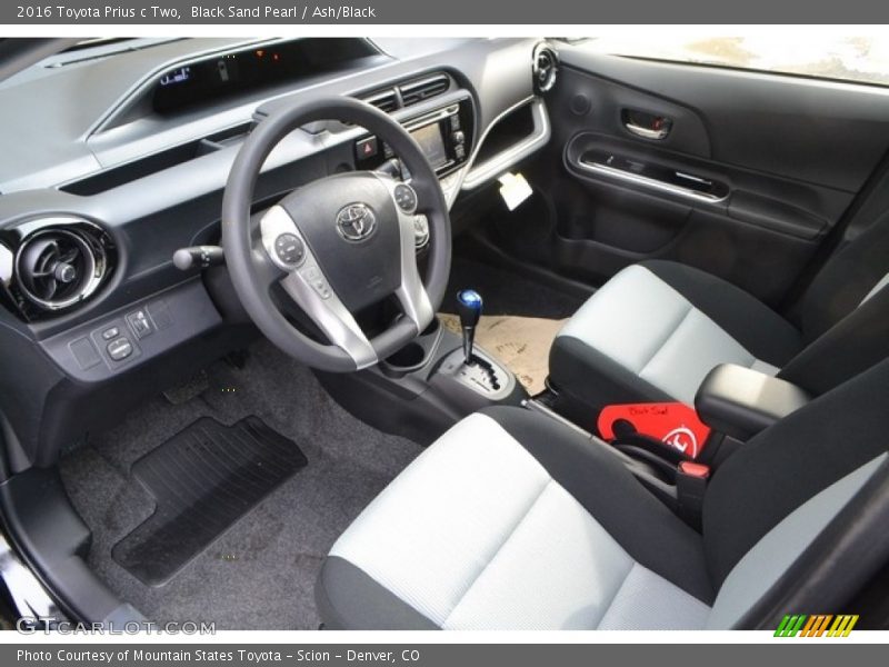  2016 Prius c Two Ash/Black Interior