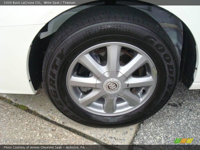 White Opal / Titanium 2009 Buick LaCrosse CXL