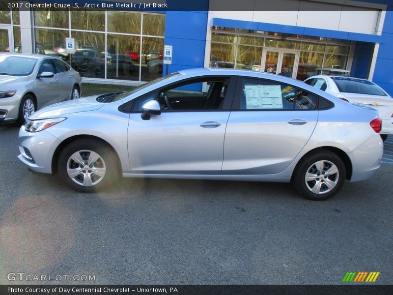 Arctic Blue Metallic / Jet Black 2017 Chevrolet Cruze LS