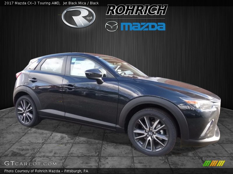 Jet Black Mica / Black 2017 Mazda CX-3 Touring AWD