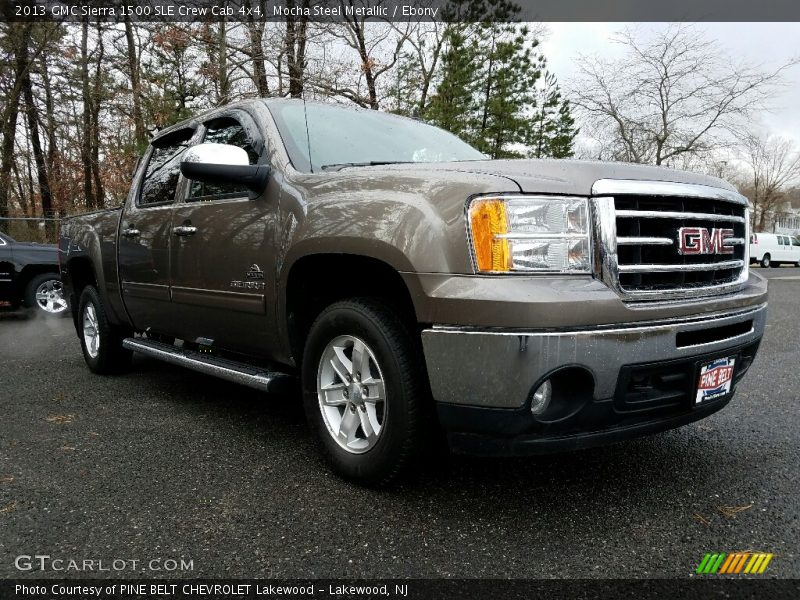 Mocha Steel Metallic / Ebony 2013 GMC Sierra 1500 SLE Crew Cab 4x4