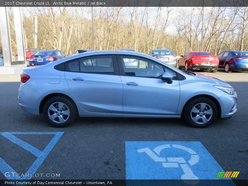Arctic Blue Metallic / Jet Black 2017 Chevrolet Cruze LS