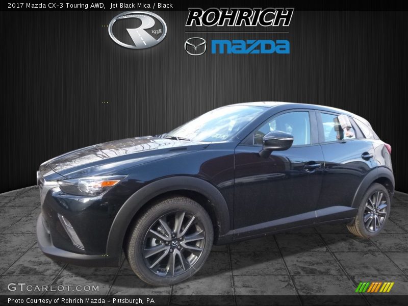 Jet Black Mica / Black 2017 Mazda CX-3 Touring AWD