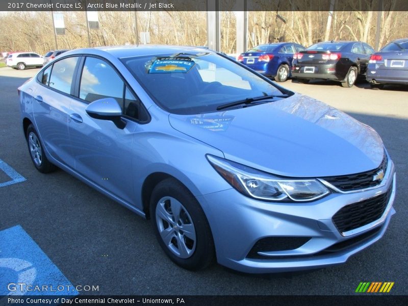 Arctic Blue Metallic / Jet Black 2017 Chevrolet Cruze LS
