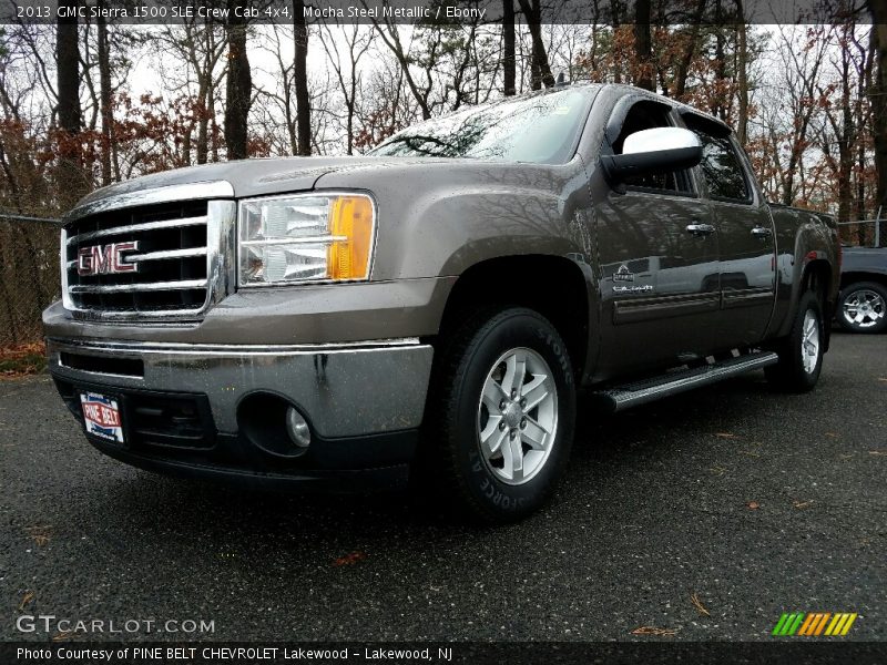 Mocha Steel Metallic / Ebony 2013 GMC Sierra 1500 SLE Crew Cab 4x4