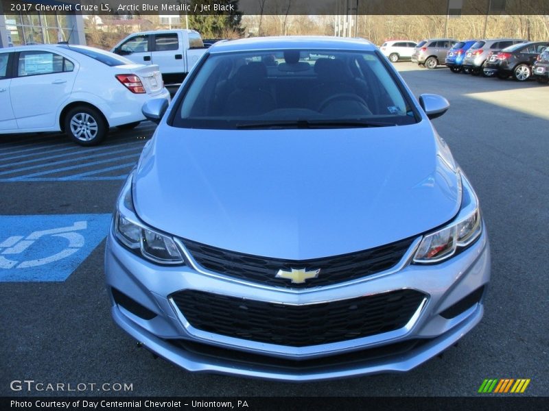 Arctic Blue Metallic / Jet Black 2017 Chevrolet Cruze LS