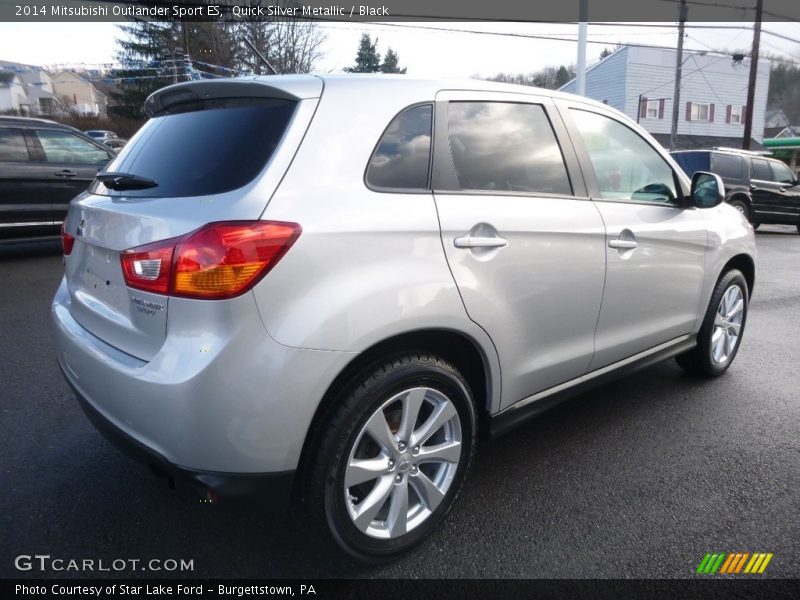 Quick Silver Metallic / Black 2014 Mitsubishi Outlander Sport ES