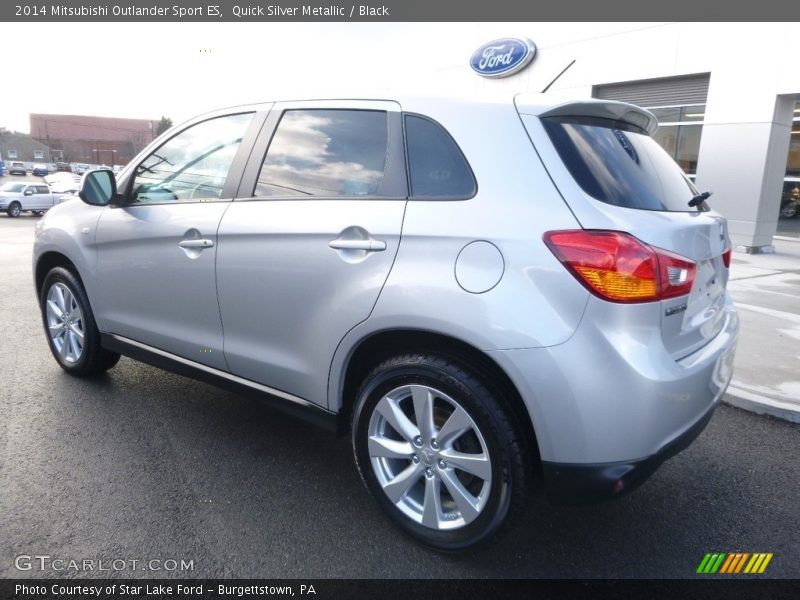 Quick Silver Metallic / Black 2014 Mitsubishi Outlander Sport ES
