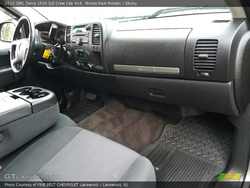 Mocha Steel Metallic / Ebony 2013 GMC Sierra 1500 SLE Crew Cab 4x4