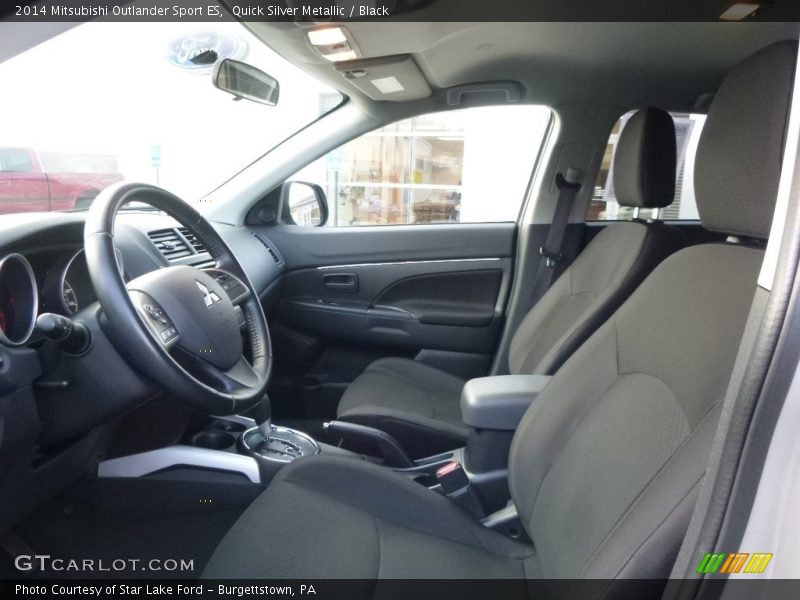 Quick Silver Metallic / Black 2014 Mitsubishi Outlander Sport ES