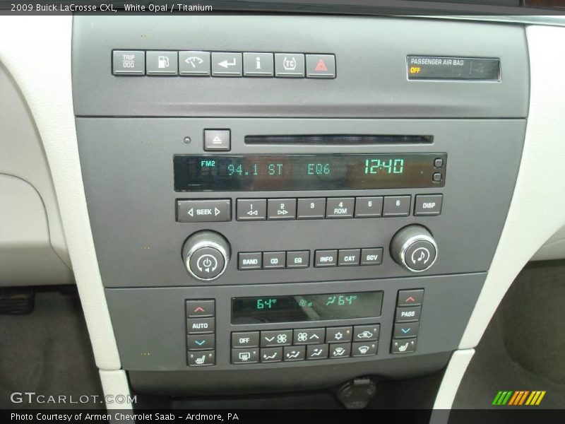 White Opal / Titanium 2009 Buick LaCrosse CXL