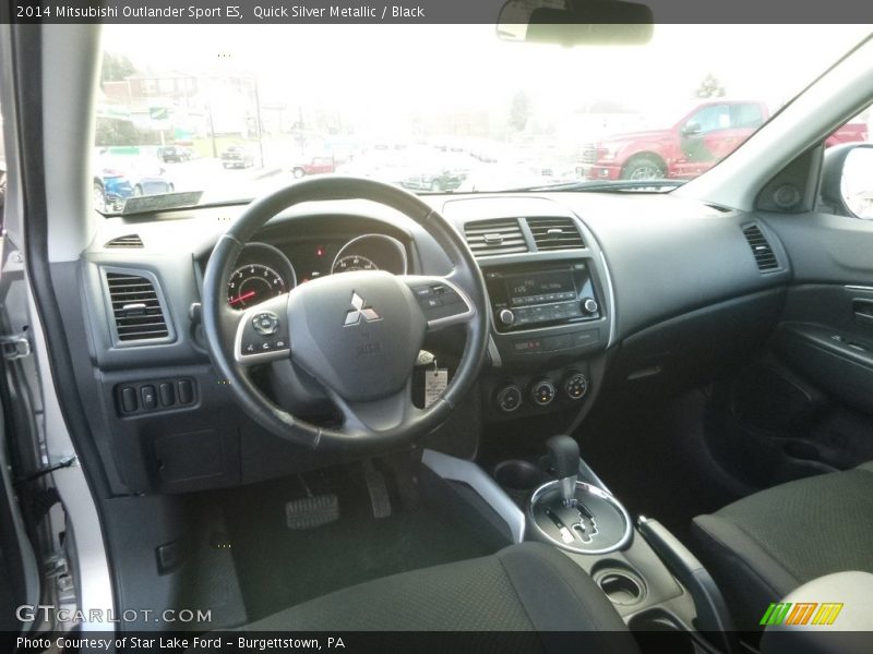 Quick Silver Metallic / Black 2014 Mitsubishi Outlander Sport ES
