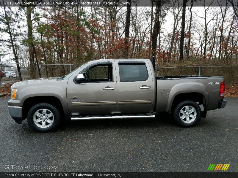 Mocha Steel Metallic / Ebony 2013 GMC Sierra 1500 SLE Crew Cab 4x4