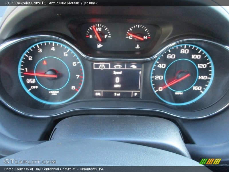 Arctic Blue Metallic / Jet Black 2017 Chevrolet Cruze LS