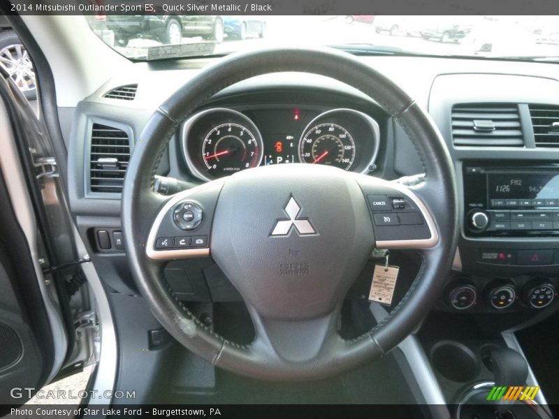 Quick Silver Metallic / Black 2014 Mitsubishi Outlander Sport ES