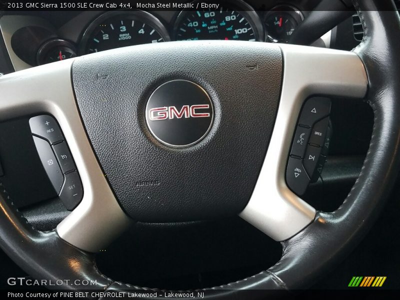 Mocha Steel Metallic / Ebony 2013 GMC Sierra 1500 SLE Crew Cab 4x4