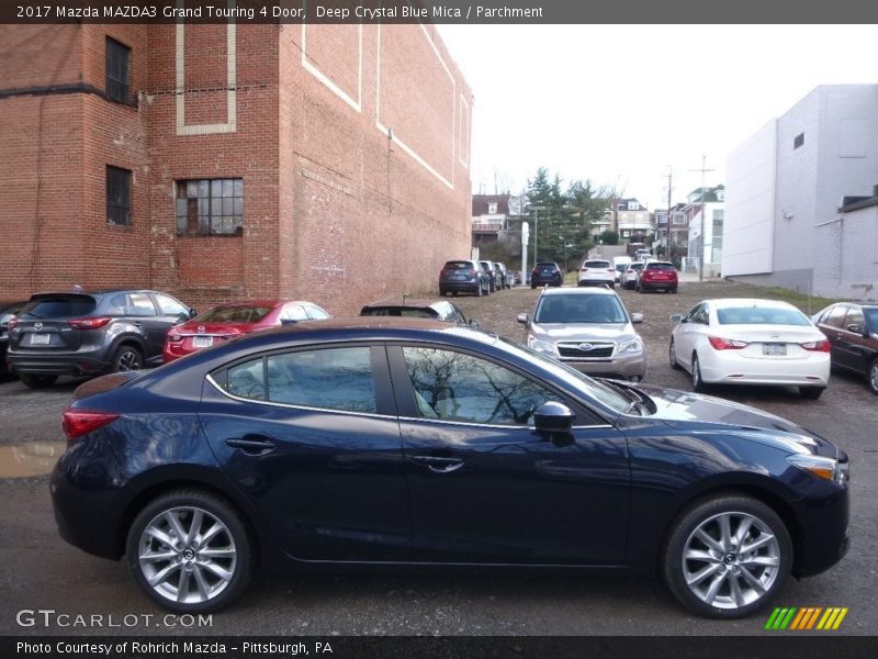 Deep Crystal Blue Mica / Parchment 2017 Mazda MAZDA3 Grand Touring 4 Door
