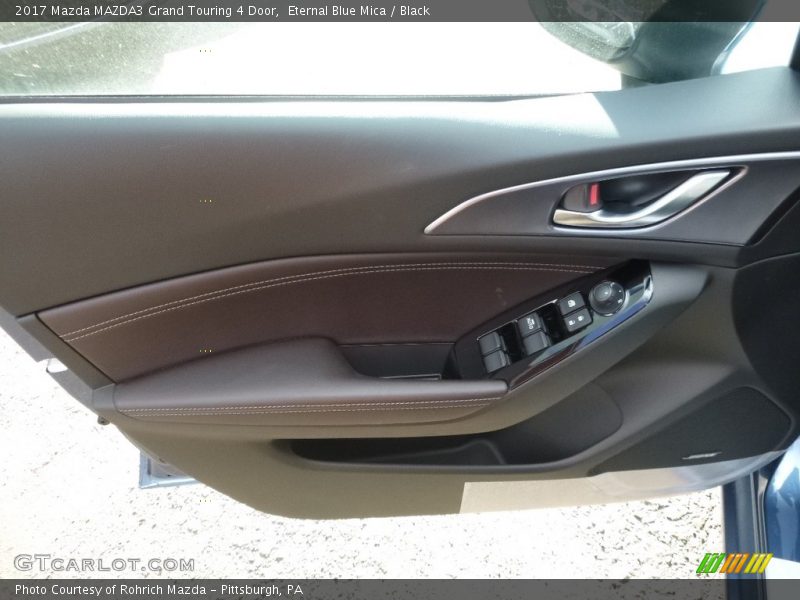 Eternal Blue Mica / Black 2017 Mazda MAZDA3 Grand Touring 4 Door