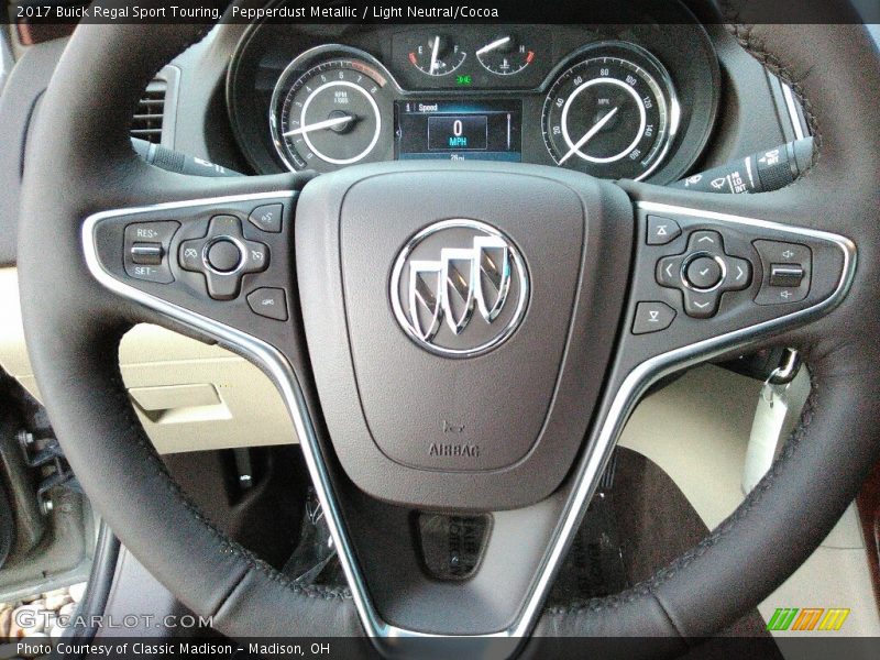 Pepperdust Metallic / Light Neutral/Cocoa 2017 Buick Regal Sport Touring