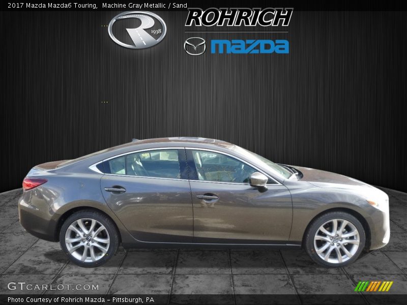Machine Gray Metallic / Sand 2017 Mazda Mazda6 Touring