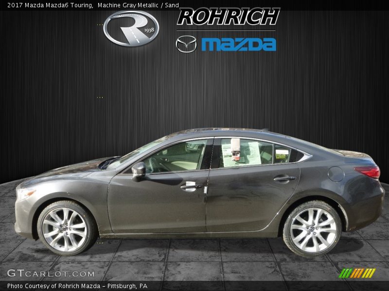 Machine Gray Metallic / Sand 2017 Mazda Mazda6 Touring