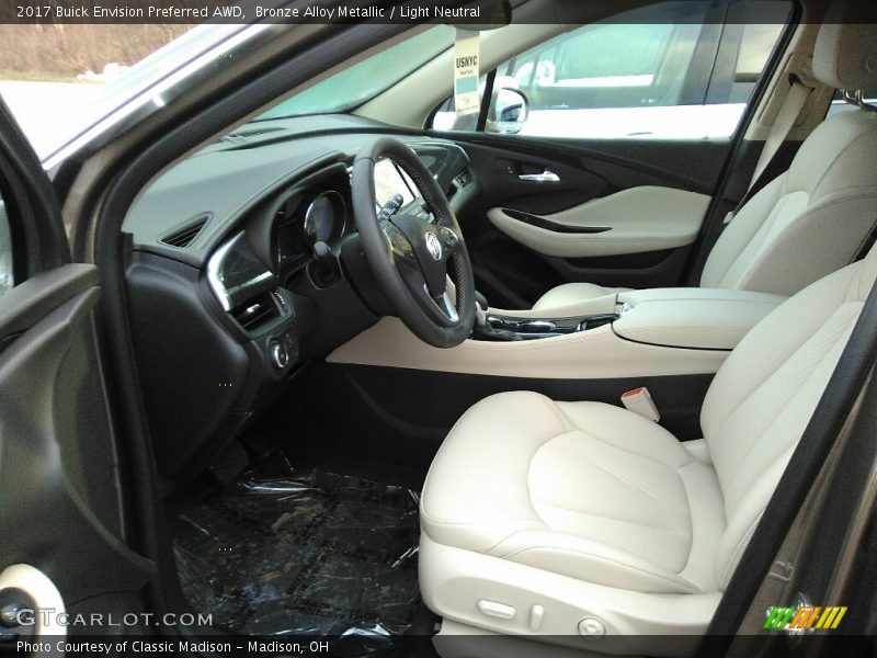 Bronze Alloy Metallic / Light Neutral 2017 Buick Envision Preferred AWD