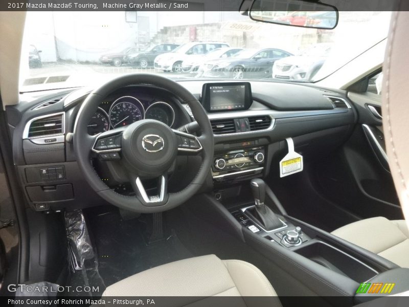 Machine Gray Metallic / Sand 2017 Mazda Mazda6 Touring