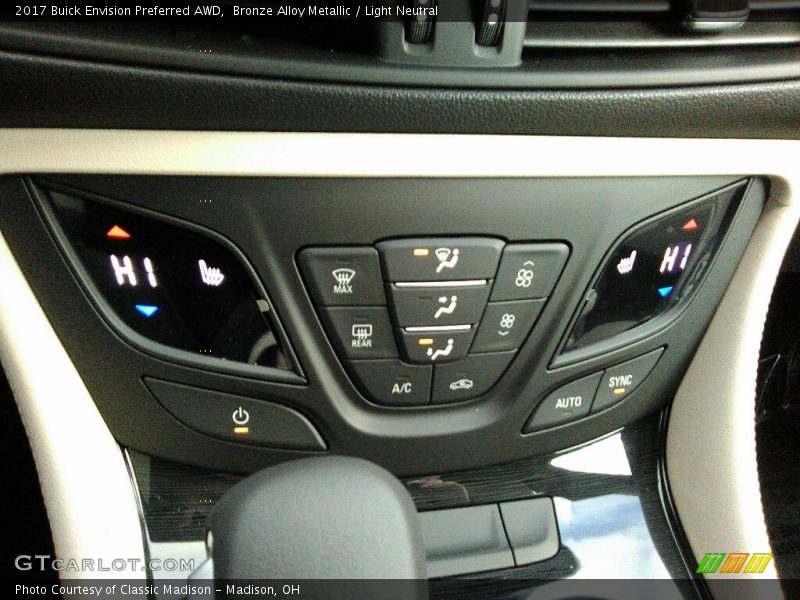 Bronze Alloy Metallic / Light Neutral 2017 Buick Envision Preferred AWD