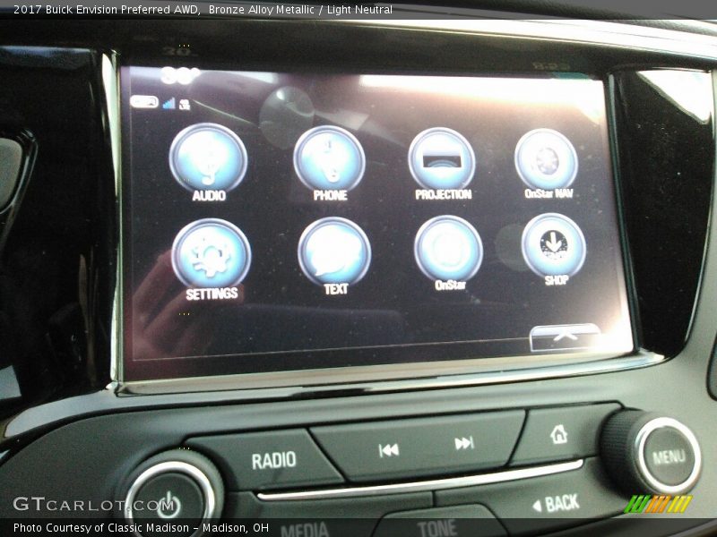 Bronze Alloy Metallic / Light Neutral 2017 Buick Envision Preferred AWD