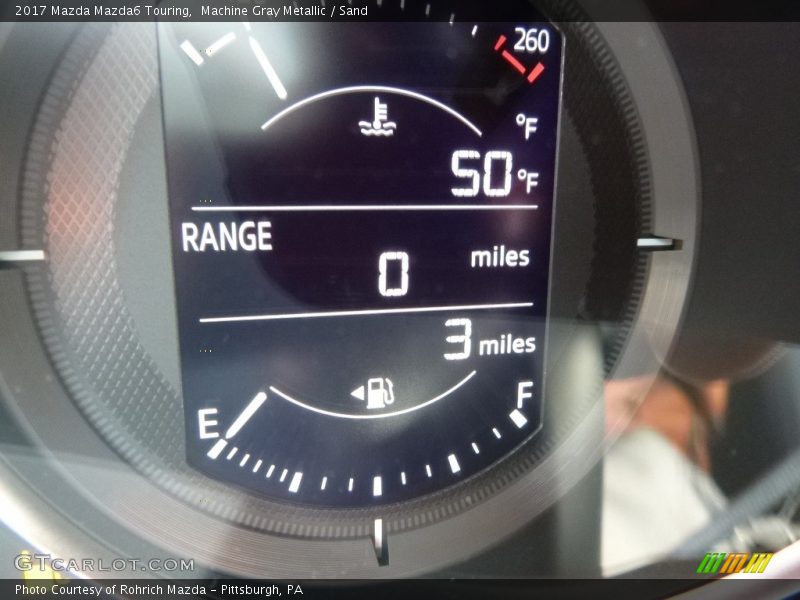 Machine Gray Metallic / Sand 2017 Mazda Mazda6 Touring