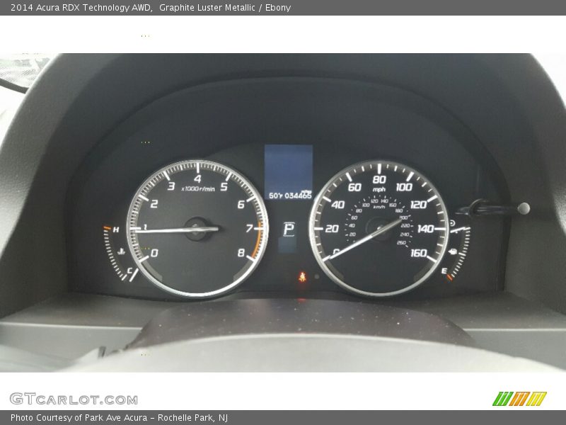 Graphite Luster Metallic / Ebony 2014 Acura RDX Technology AWD