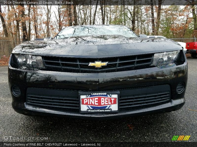 Black / Black 2014 Chevrolet Camaro LS Coupe