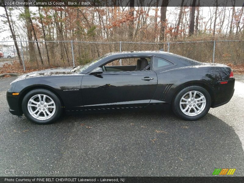 Black / Black 2014 Chevrolet Camaro LS Coupe