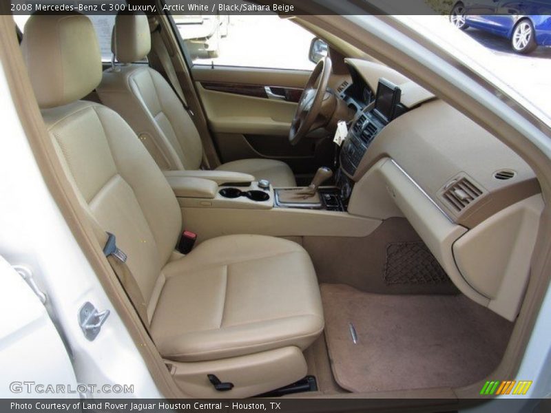 Arctic White / Black/Sahara Beige 2008 Mercedes-Benz C 300 Luxury